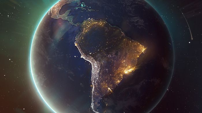Este é o Brasil visto do alto da Estação Espacial