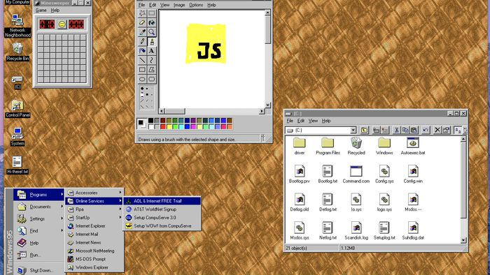 Resultado de imagem para Emulador de Windows 95 roda jogos clÃ¡ssicos como Doom e Grand Prix Circuit