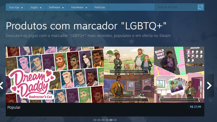 Steam agora tem uma tag que une todos os jogos LGBTQ+ da plataforma